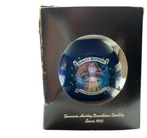 2004 Harley Davidson Seasons Greetings Christmas Ornament Santa Motorcycle